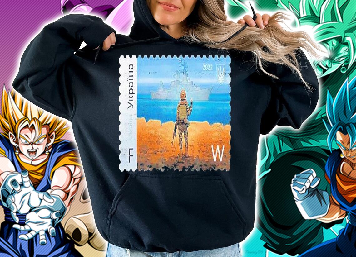 Vintage Ukraine Postage Stamp Ukrainian Flag Ukraine Pride T-Shirt hoodie