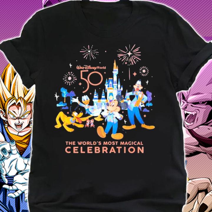 Walt Disney 50th The Worlds Most Magical Celebration t-shirt shirt