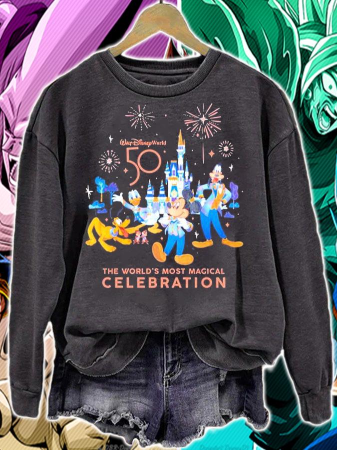 Walt Disney 50th The Worlds Most Magical Celebration t-shirt sweatshirt