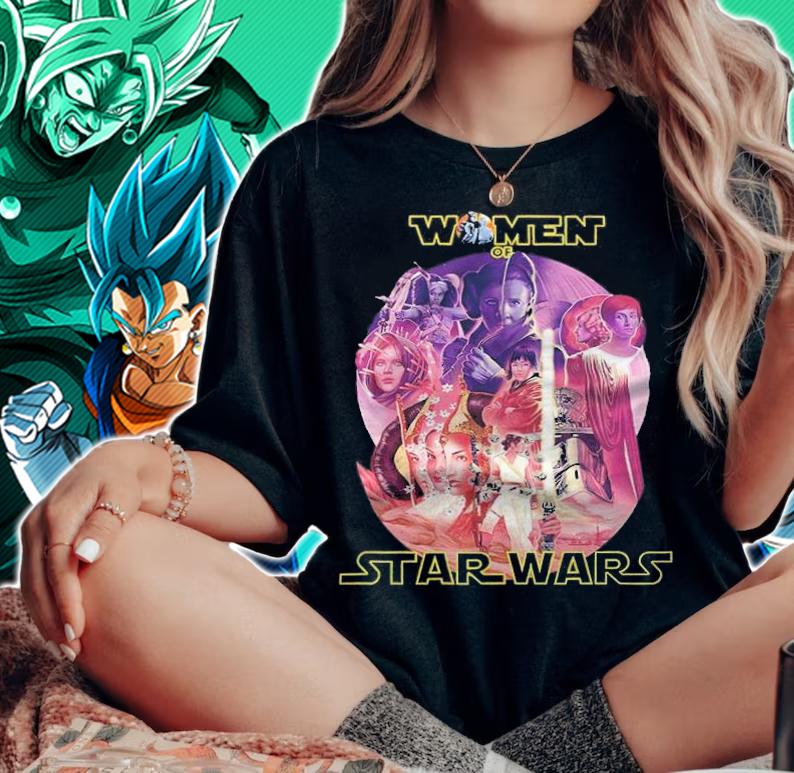 Women Of Star Wars Characters t-shirt woman shirt