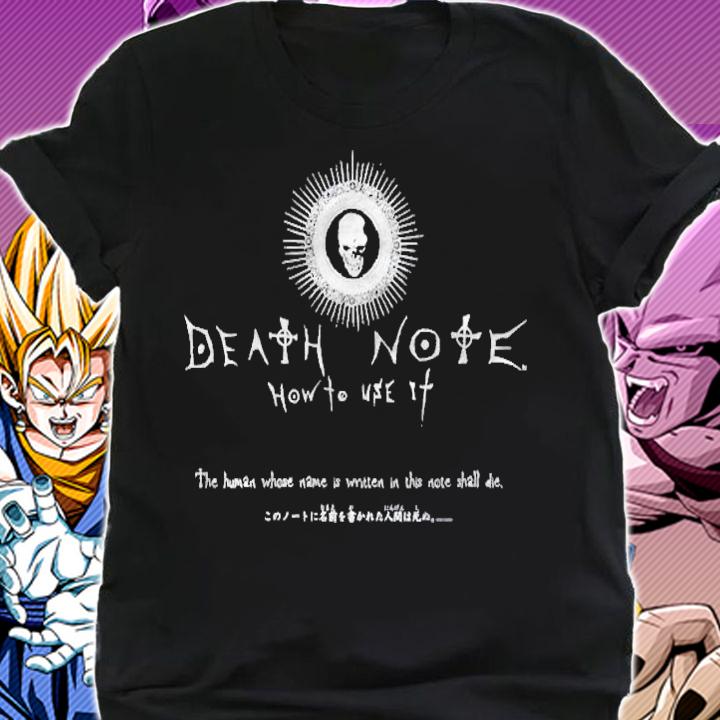 Womens Death Note How To Use It T-shirt shirt