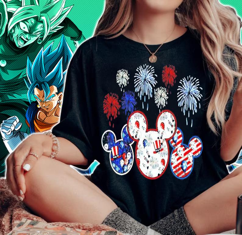 4th Of July Mickey Mouse t-shirt woman shirt