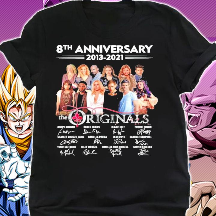 8th anniversary 2013 2021 The Originals signatures t-shirt shirt