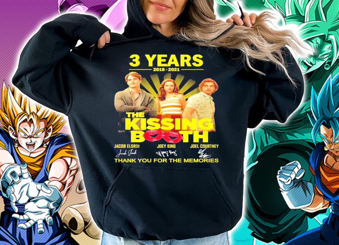The Kissing Booth 3 years 2018 2021 signatures t-shirt hoodie