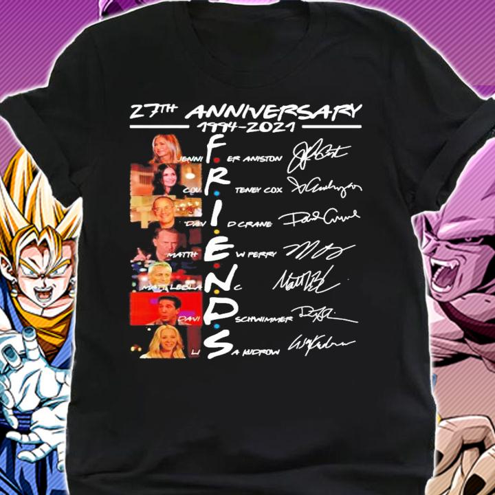 27th anniversary 1994-2021 FRIENDS TV signature t-shirt shirt