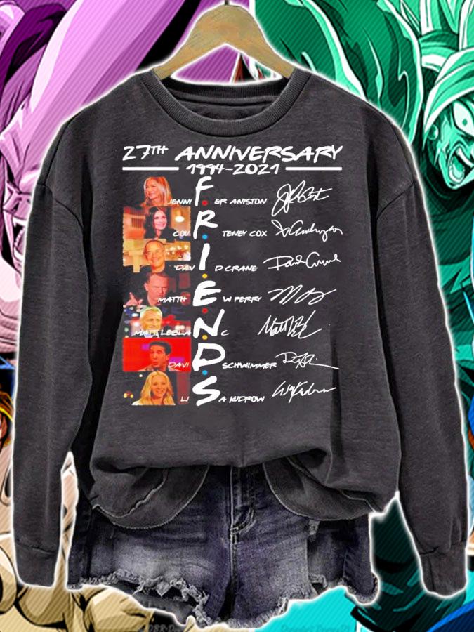 27th anniversary 1994-2021 FRIENDS TV signature t-shirt sweatshirt