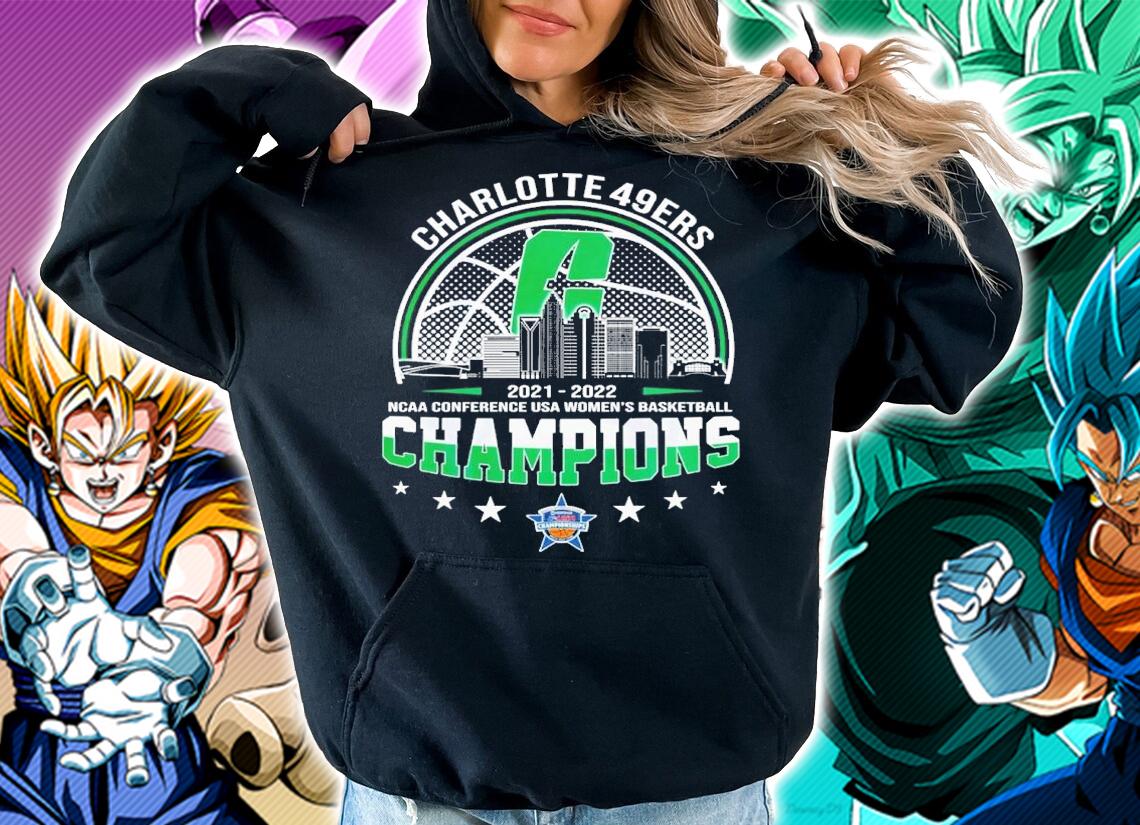 Charlotte 49ERS NCAA Conference USA Women's Basketball 2021-2022 Champions Shirt hoodie