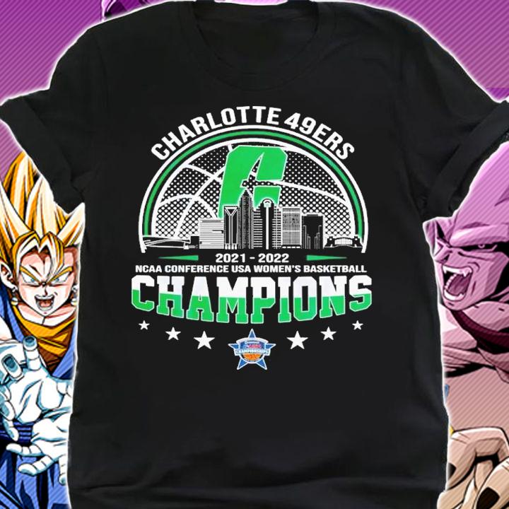 Charlotte 49ERS NCAA Conference USA Women's Basketball 2021-2022 Champions Shirt shirt