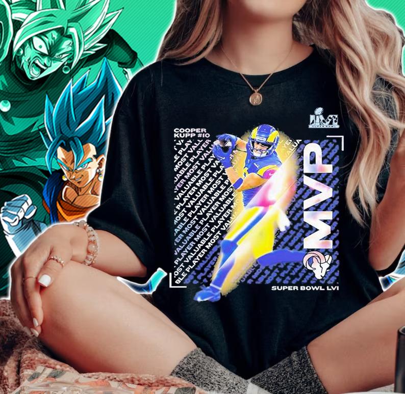 Cooper Kupp Los Angeles Rams Super Bowl LVI Champions MVP T-Shirt woman shirt