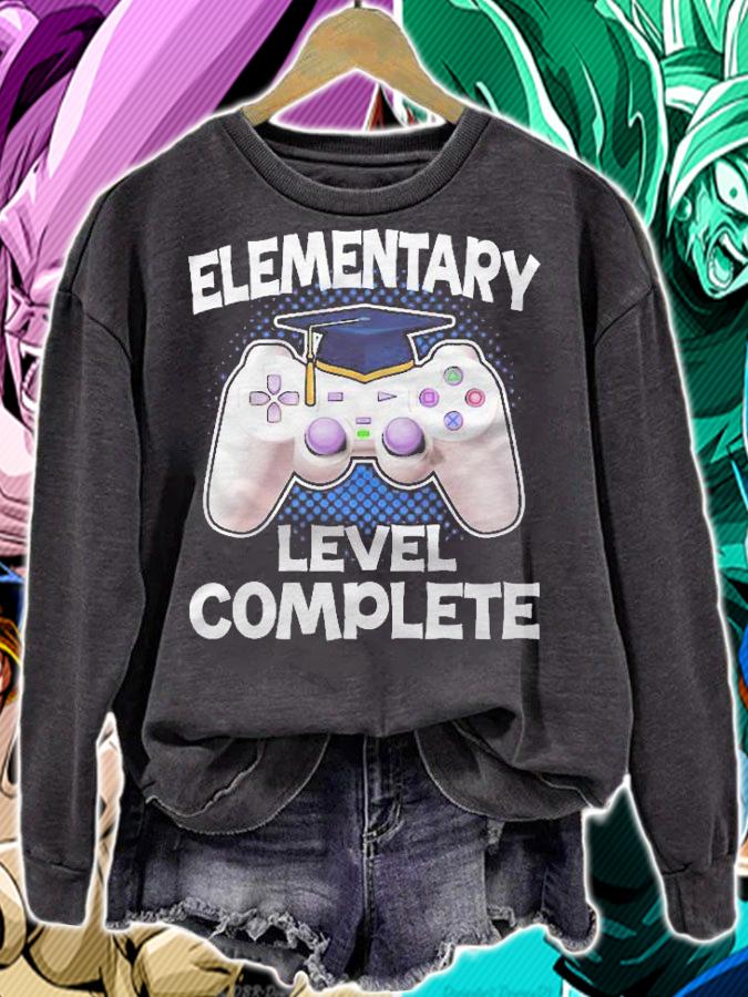 Elementary Level Complete Gamer Class Of 2022 Graduation Premium Shirt sweatshirt