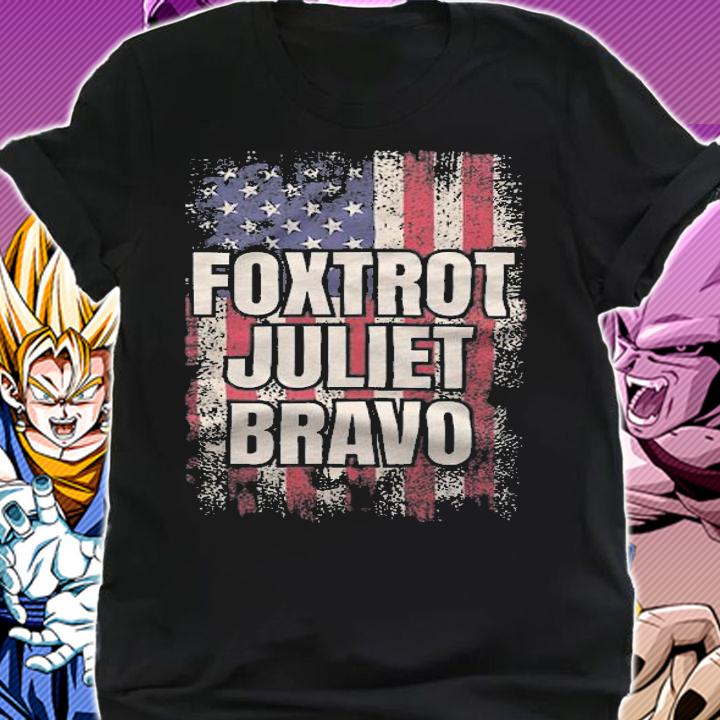 Foxtrot Juliet Bravo FJB Anti Biden USA Flag Vintage T-Shirt shirt