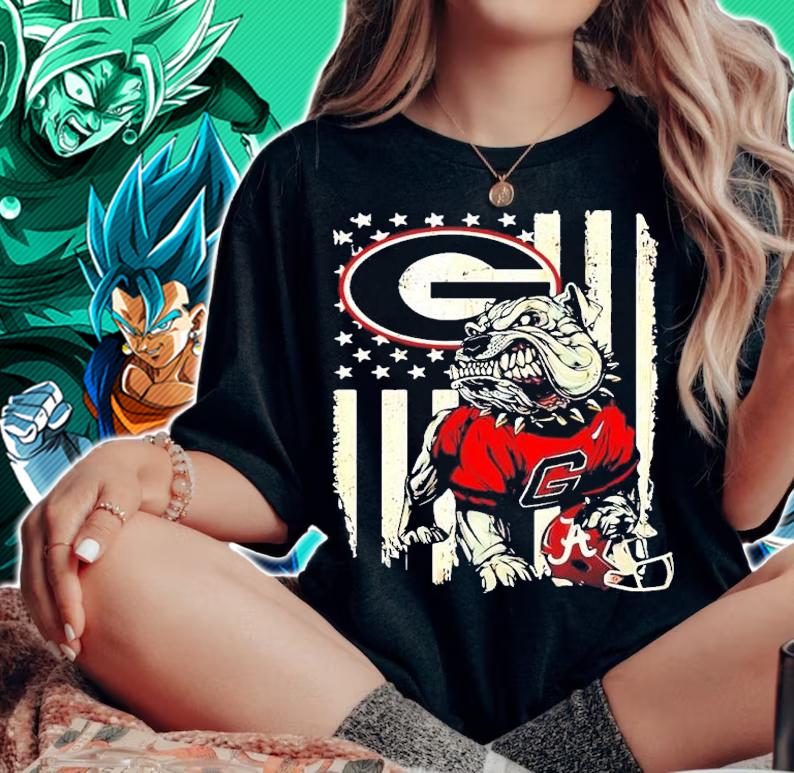 Georgia Bulldogs Defeat Alabama Crimson Tide American flag shirt woman shirt