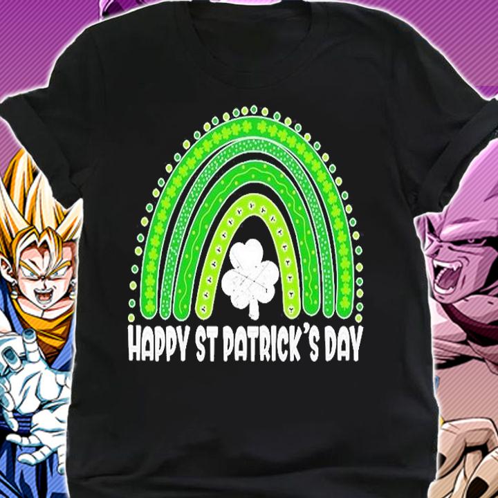 Happy St Patricks Day Rainbow Irish Shamrock Leprechaun T-Shirt shirt