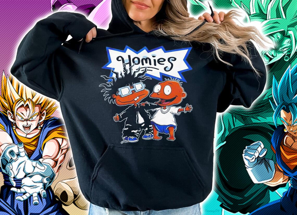 Homies Rugrats Match Jordan 5 Retro Racer Blue T-Shirt hoodie