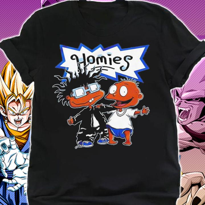 Homies Rugrats Match Jordan 5 Retro Racer Blue T-Shirt shirt