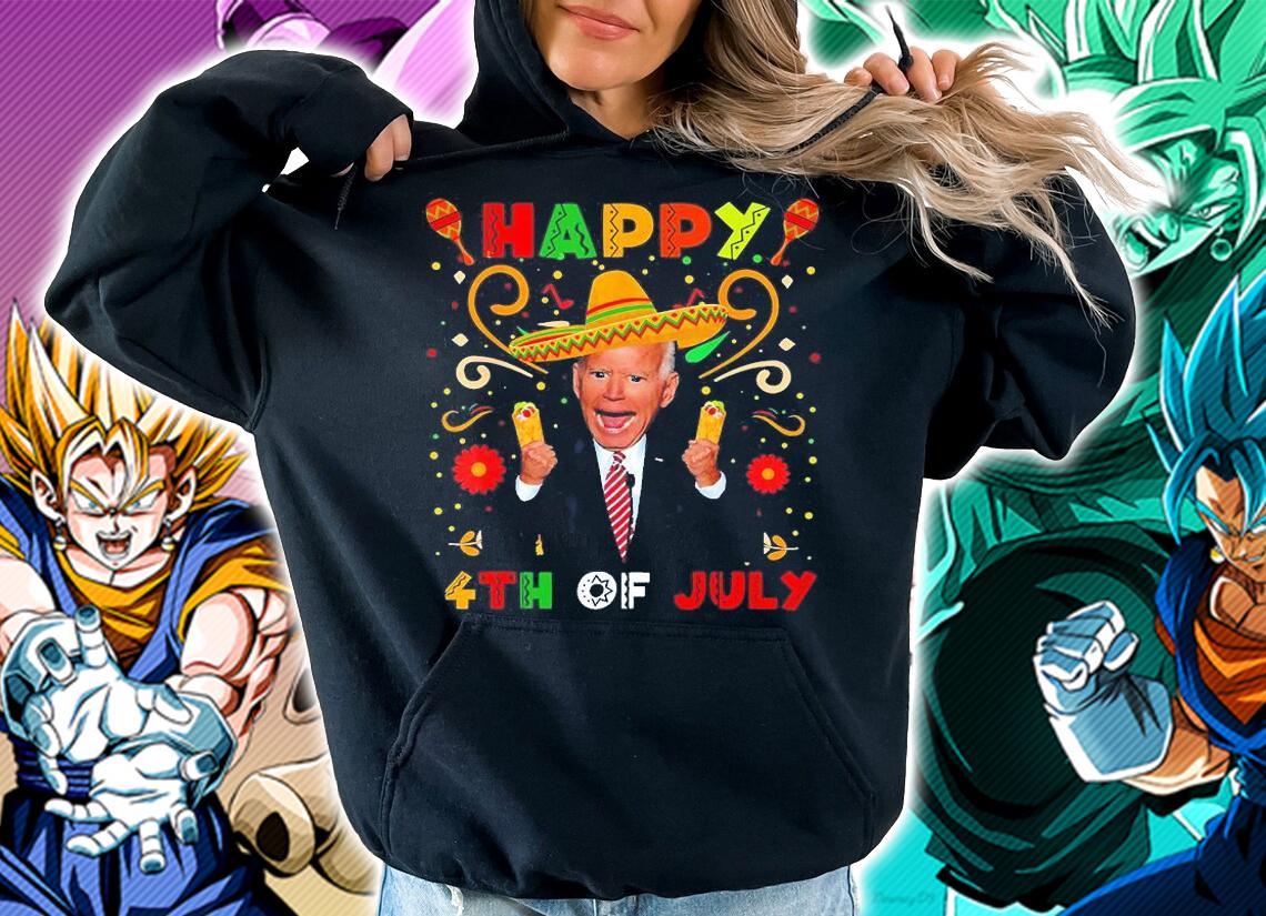 Joe Biden Happy 4th Of July Surprise Cinco De Mayo T-Shirt hoodie
