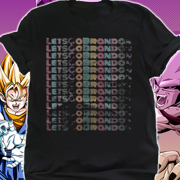Let's Go Brandon Multicolor Design T-Shirt shirt