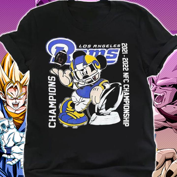 Los Angeles Rams 2021 2022 NFC Champions Mickey Mouse T-Shirt shirt