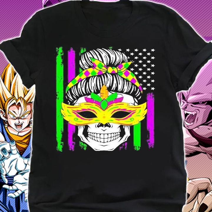 Mardi Gras Skull T-Shirt shirt