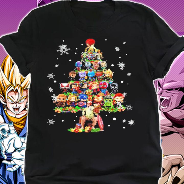 Marvel chibi Christmas tree shirt shirt