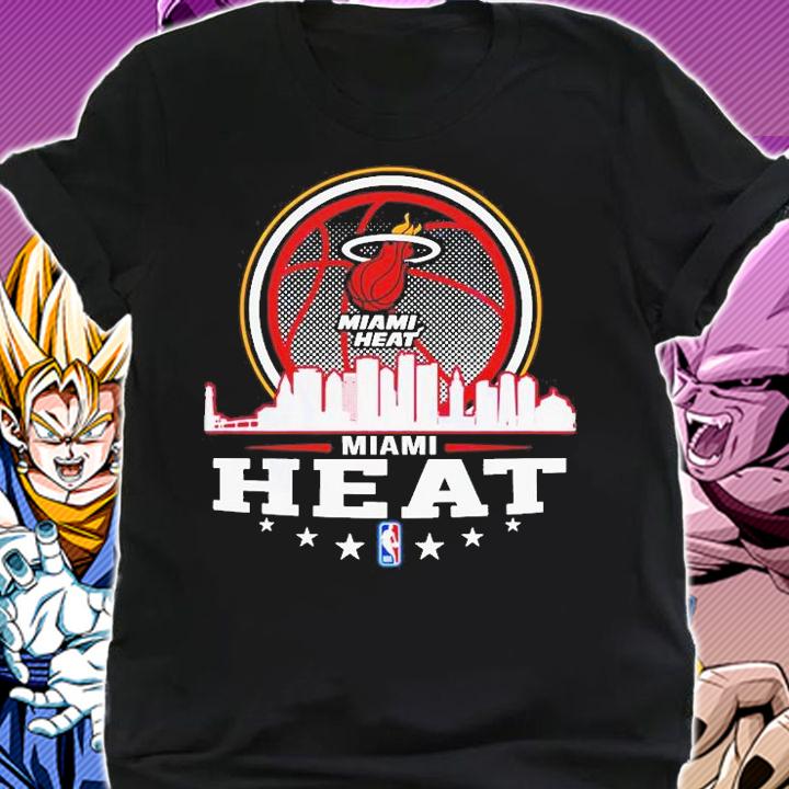 Miami Heat NBA City Skyline T-Shirt shirt