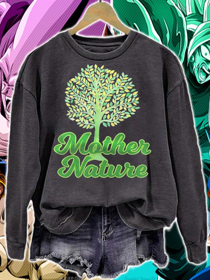 Mother Nature Tree Save The Planet Ecological Gift Shirt sweatshirt