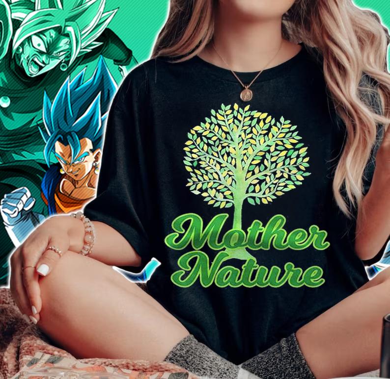 Mother Nature Tree Save The Planet Ecological Gift Shirt woman shirt