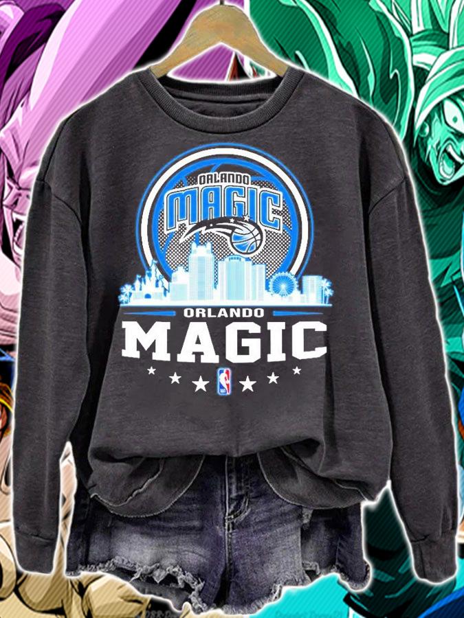 Orlando Magic NBA City Skyline T-Shirt sweatshirt