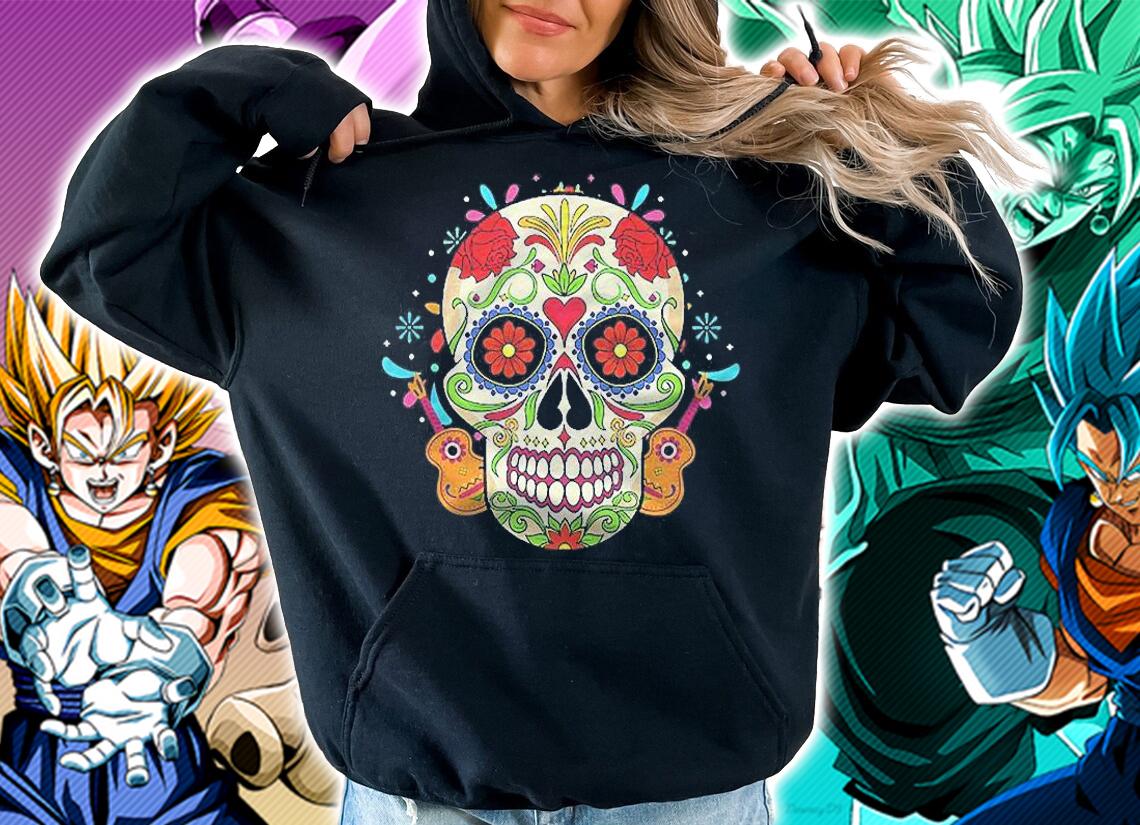 Sugar Skull Day Of The Dead Cool Bone Head Skulls Gift Idea Shirt hoodie