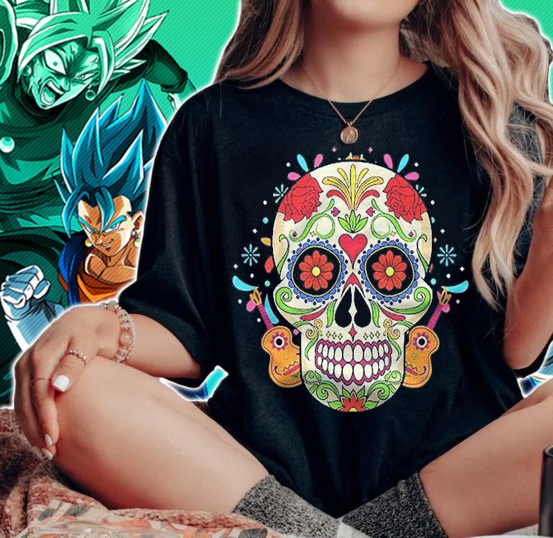 Sugar Skull Day Of The Dead Cool Bone Head Skulls Gift Idea Shirt woman shirt