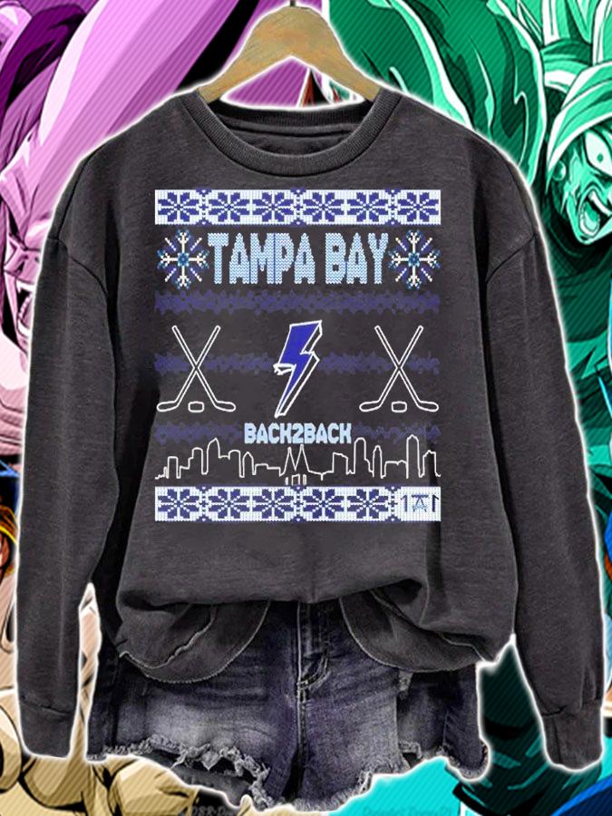 Tampa Bay Back2back Ugly Christmas Shirt sweatshirt