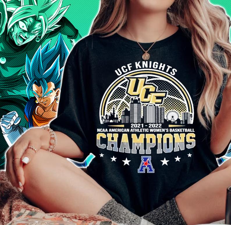 UCF Knights NCAA American Athletic Women's Basketball Champions 2021-2022 Shirt woman shirt