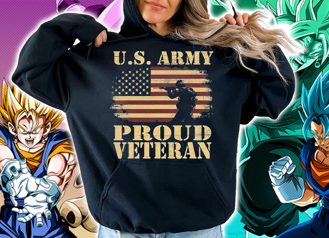 VETERAN 365 Proud U.S. Army Veteran Retro T-Shirt hoodie