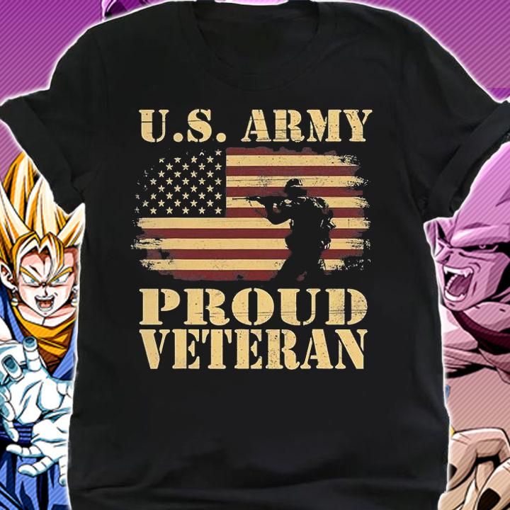 VETERAN 365 Proud U.S. Army Veteran Retro T-Shirt shirt