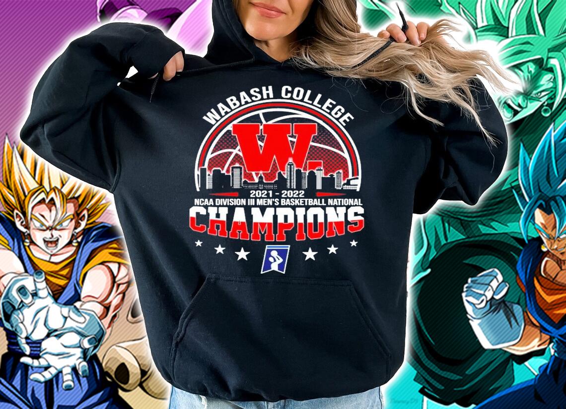 Wabash College NCAA Division III Men's Basketball National Champions 2021-2022 Shirt hoodie