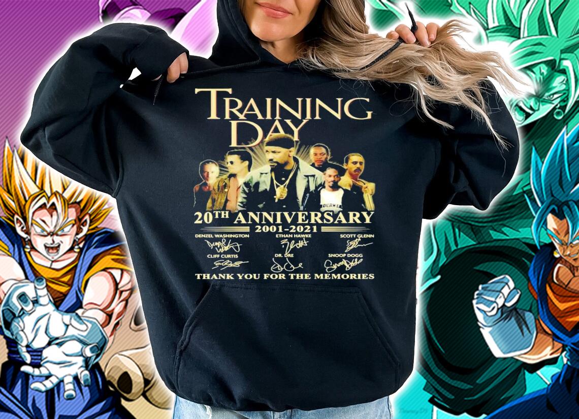 Training Day 20th anniversary 2001-2021 signatures shirt t-shirt hoodie