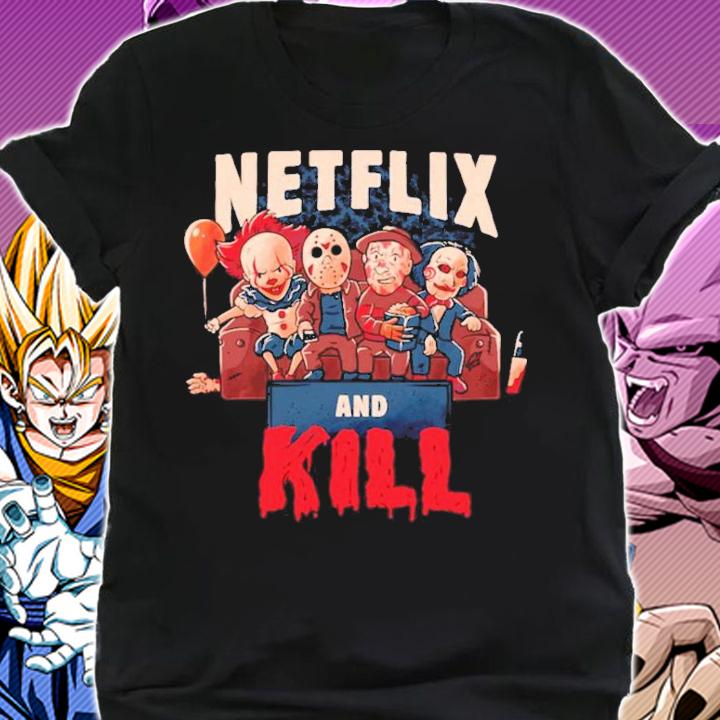 Netflix and Kill Horror Characters shirt shirt