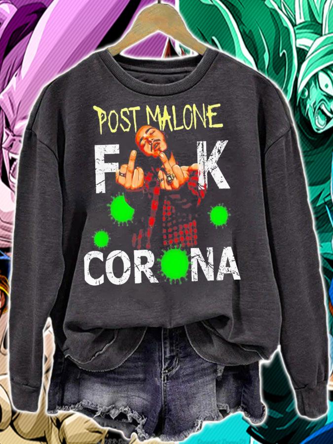 Post Malone Fuck Coronavirus t-shirt sweatshirt