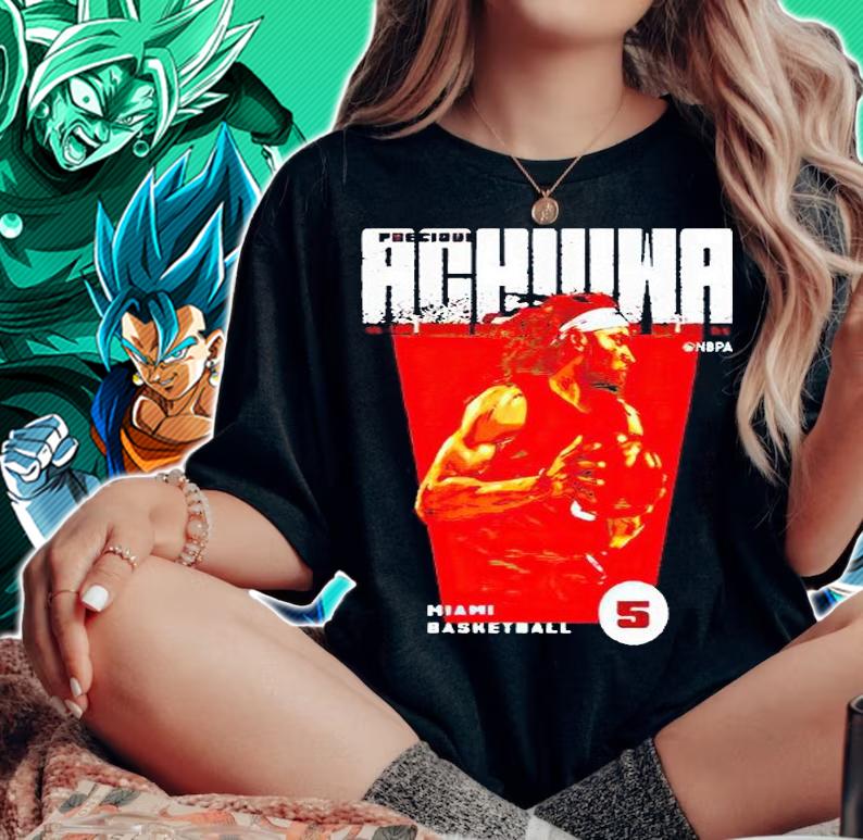 Precious Achiuwa Miami Basketball T-shirt woman shirt