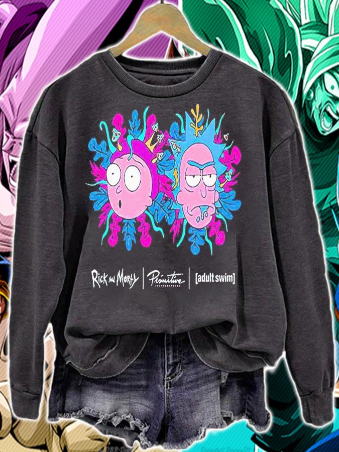 Primitive Rick and Morty adult swim T-shirt sweatshirt