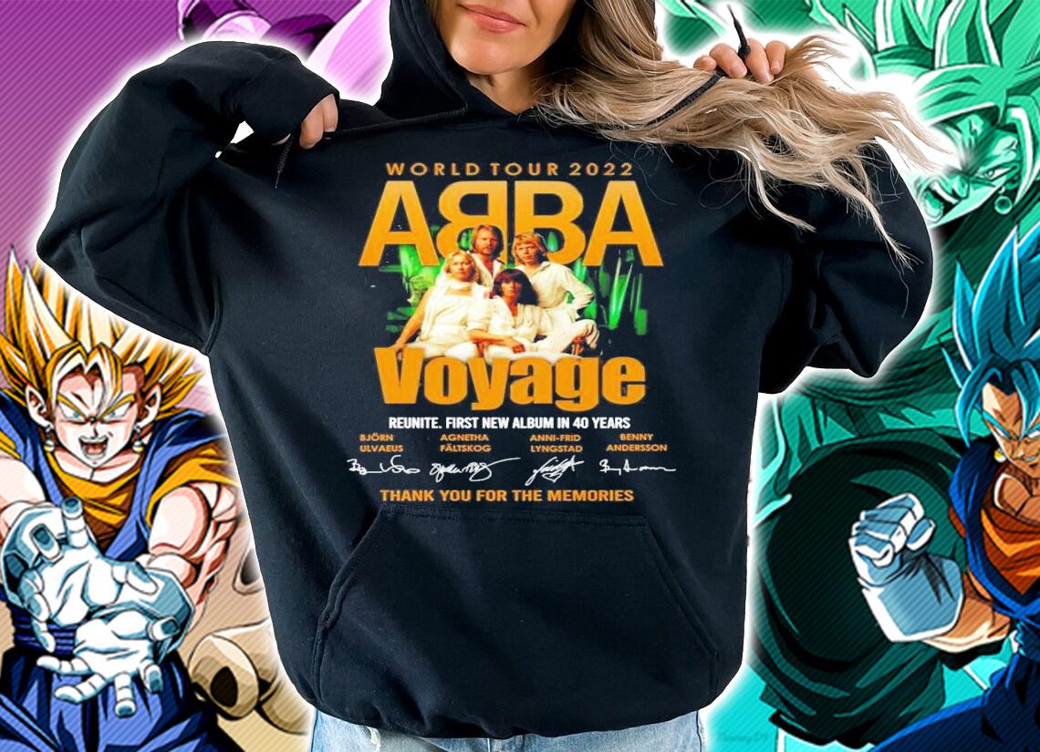World tour 2022 ABBA Voyage signatures shirt hoodie