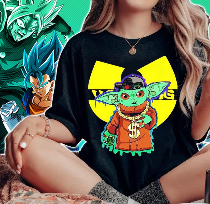 Wu-Tang Stars Wars Baby Yoda shirt woman shirt