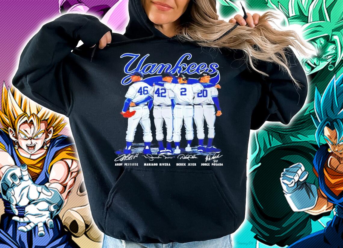 Yankees Andy Pettitte Mariano Rivera Derek Jeter and Jorge Posada shirt hoodie