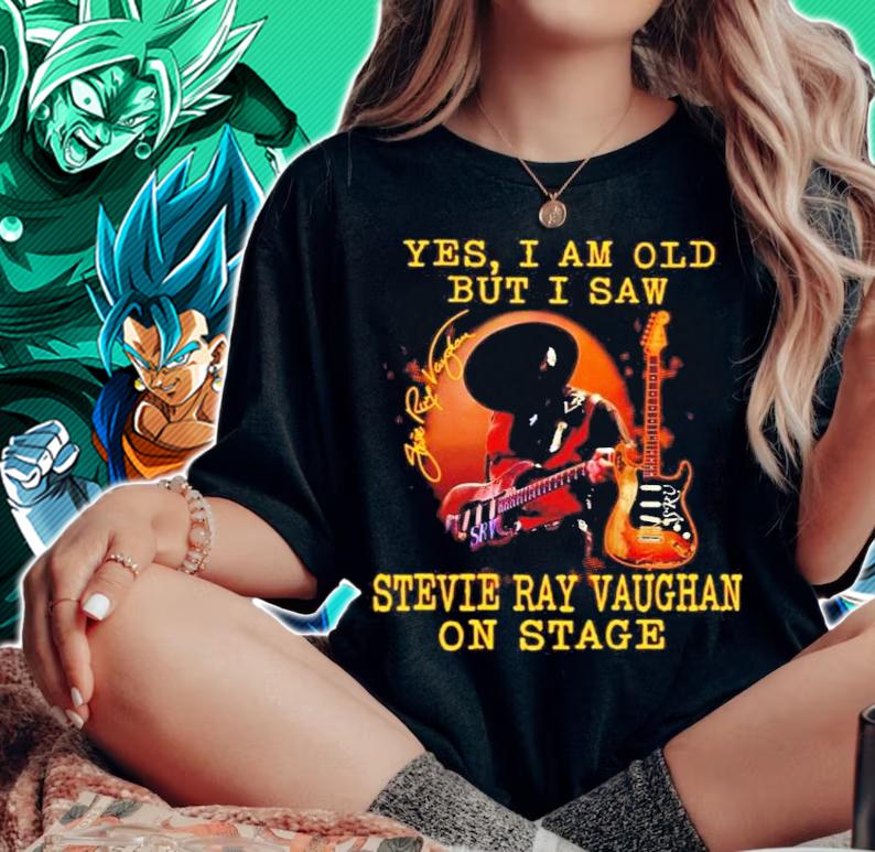 Yes I am old but I saw Stevie Ray Vaughan on state shirt woman shirt
