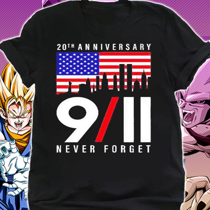 20th anniversary 9-11 never forget T-shirt shirt