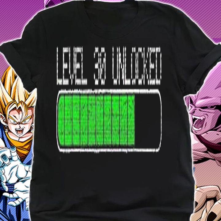 30Th Birthday Level Unlocked Loading Vintage Gamer T-Shirt shirt
