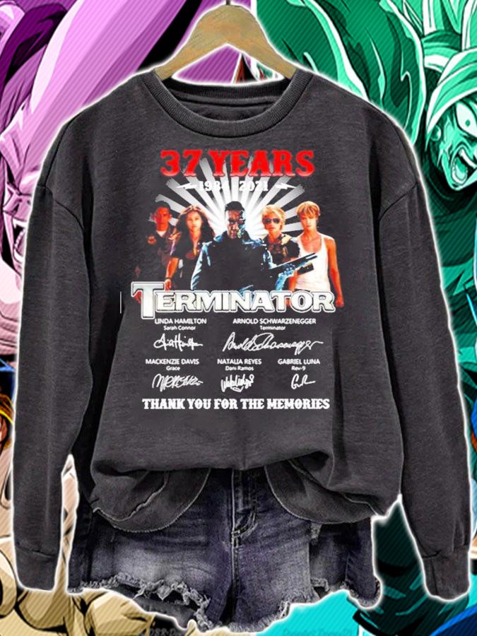 37 years 1984-2021 Terminator thank you for the memories shirt sweatshirt