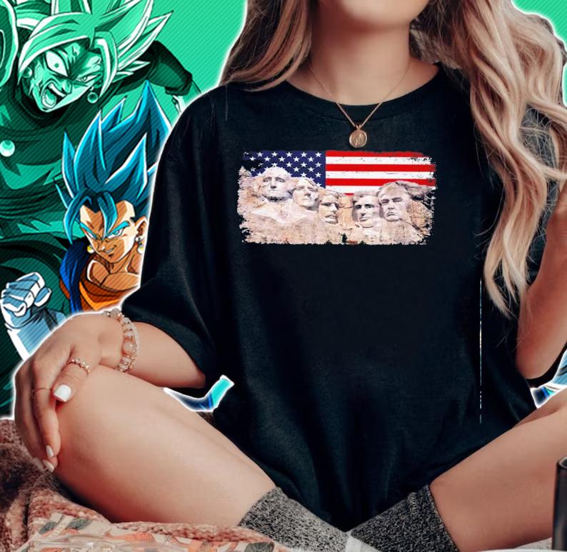 45Th Added Rushmore Mount t-shirt woman shirt