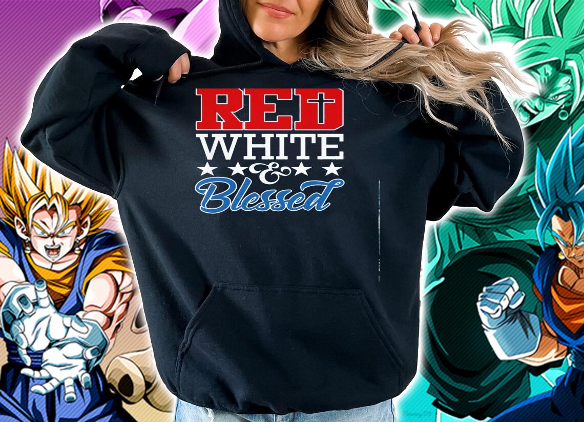 4Th Of July Red White And Blessed t-shirt hoodie