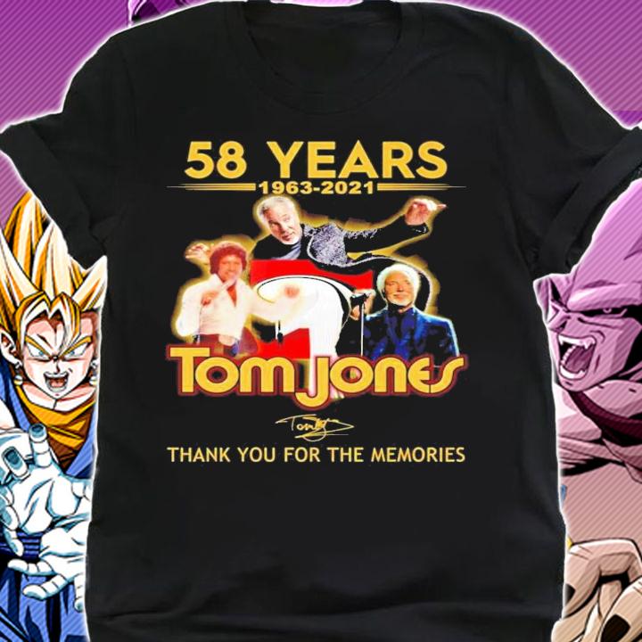 58 years 1963-2021 Tom Jones signature shirt shirt